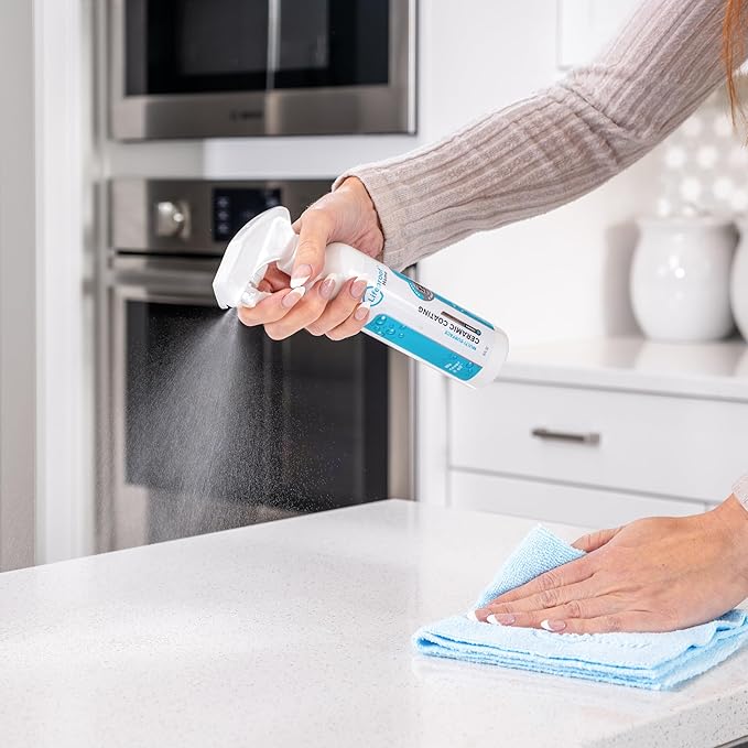 Lifeproof 2-Pack Ceramic Coating Spray Kit - Shine Seal &amp Protect Kitchen &amp Bath Surfaces Repels Stains &amp Grime