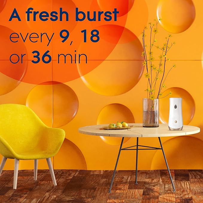 Glade Automatic Spray Refills Air Freshener Coastal Sunshine Citrus 6.2 oz 6 Count