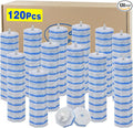 120 Count Toilet Wand Refills for Clorox Disposable Head Compatible with Clorox ToiletWand Cleaning System Upgrade Fiber Bowl Cleaner Brush for Closestool Cleaning.（not included brush rod）