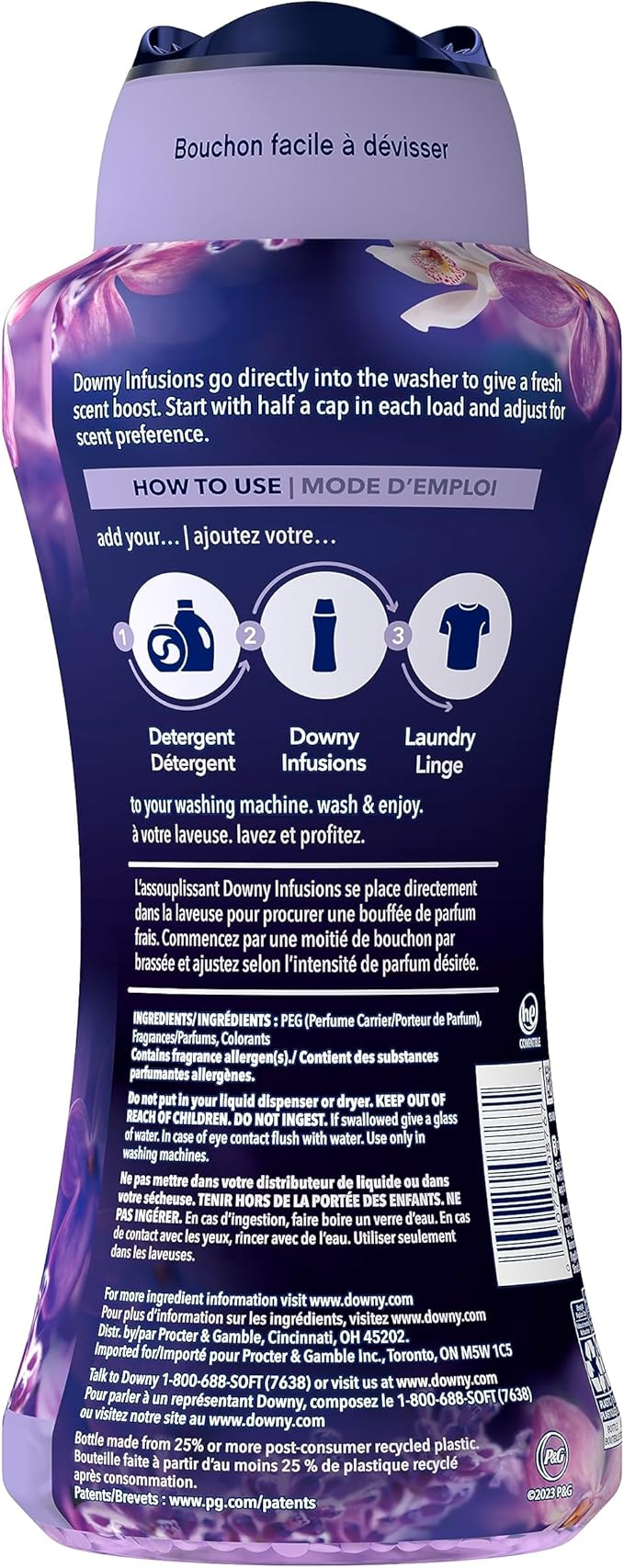 Downy Calm In Wash Laundry Scent Booster BeadsSoothing Lavender And Vanilla Bean Scent24.0 OZLaundry-Scent BeadsLong Lasting Freshness(Pack of 2)