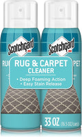 Scotchgard Rug &amp Carpet Cleaner Fabric Cleaner Blocks Stains Cleaning Sprays Make Cleanup Easier Two 16.5 oz Cans