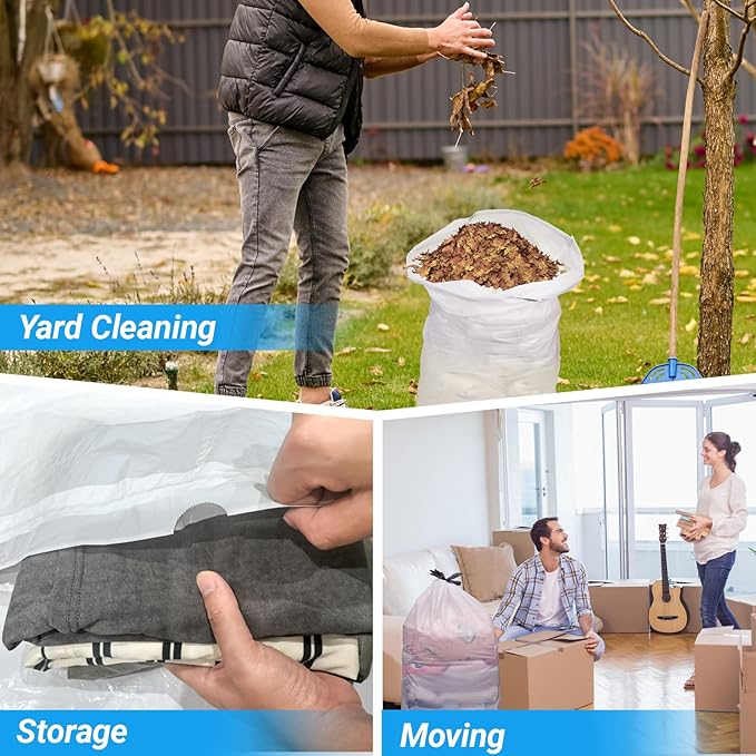 8 Gallon Trash bags for Dual Compartment Can (2 x 8 Gallon) 100 Count 1.0 Mil Thickness Drawstring Kitchen Garbage Liner Pre-Separated Compatible with Liner Code 30A All 16 Gallon Dual Can