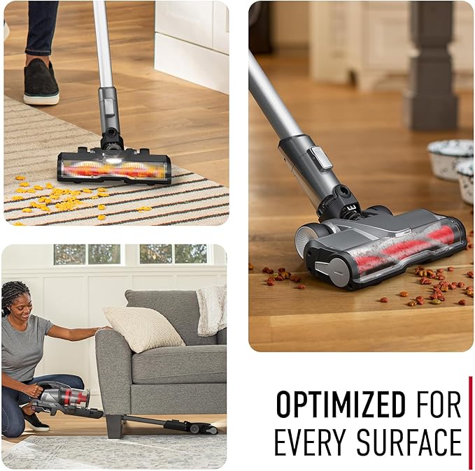 Hoover ONEPWR WindTunnel Emerge Cordless Stick Vacuum Cleaner Lightweight Stick Vac Powerful and Quiet Cleaning Self Standing No Wall Mount Required Cordless Vacuum Cleaners for Home Use