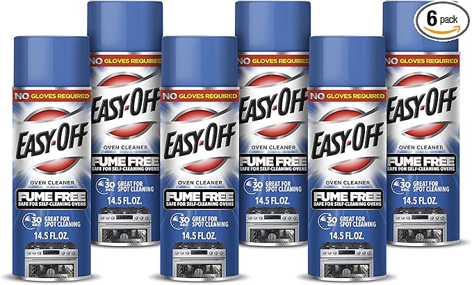 Easy Off Fume Free Oven &amp Stove Cleaner Lemon 14.5 Ounce Pack of 6