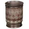 Touch of Class Mombasa Safari Animal Print Wastebasket Multi Warm Wastebasket