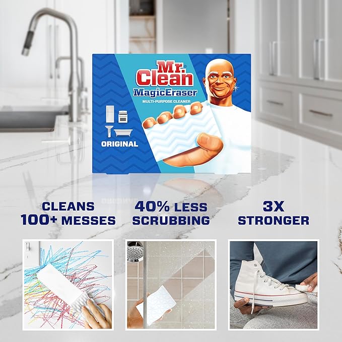 Mr. Clean Original Magic Eraser Cleaning Pads with Durafoam 19 Count
