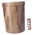 Zerodeko 1roll Vintage Style Trash Can Pattern Wastebasket for Kitchen Bathroom