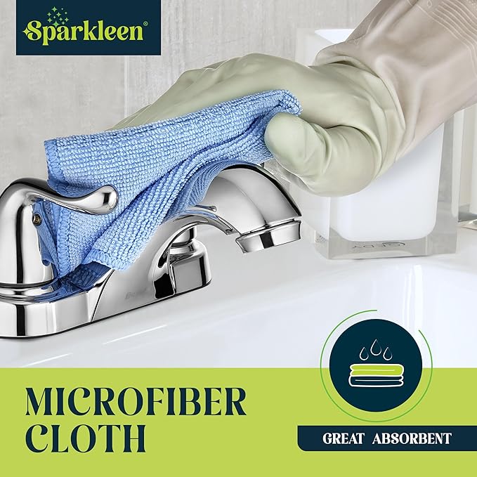 Mrs. Meyers Multi-Surface All Purpose Cleaner Set Multi-Purpose Cleaner 2 Pack 16 oz. Lemon Verbena Spray and Cloth Set Bundle for Bathroom Living Room or Bedroom