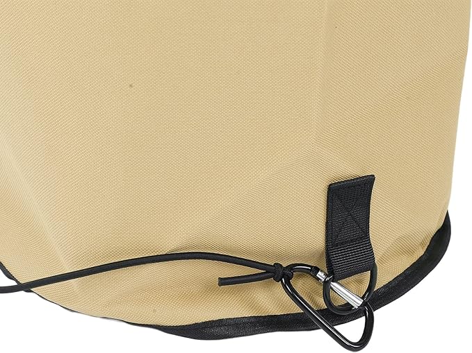 Boat Trash Bags Waterproof Reusable Oxford Cloth 33.1 Inch Height 10.2 Inch Diameter - Portable Mesh Design Lightweight and Durable Ideal for Outdoor and Marine Use