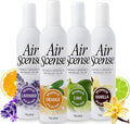 Air Scense Air Freshener Deodorizer Room Spray for Bathroom &amp Home Essential Oils Natural Variety (Orange Lavender Lime &amp Vanilla)- 7 fl oz (4-Pack)