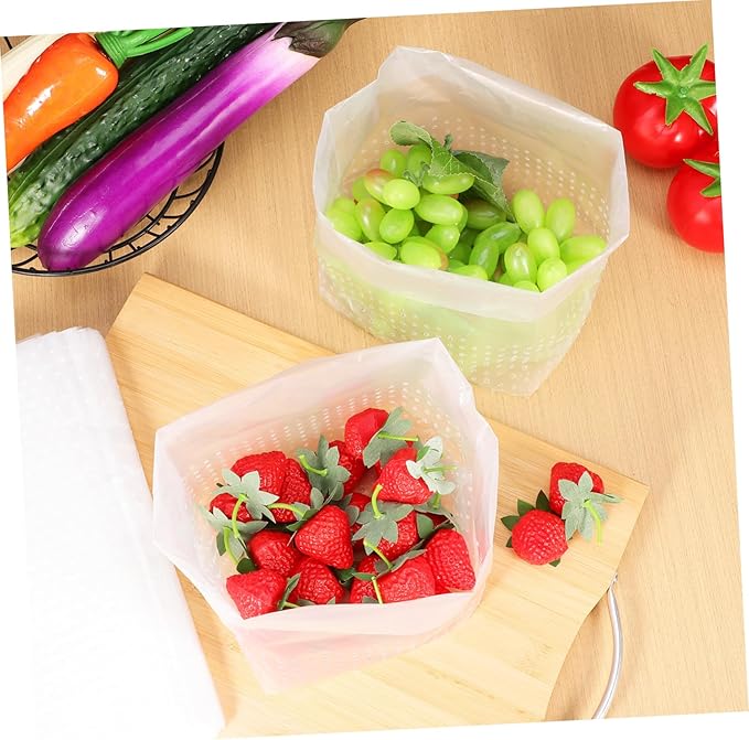 150 Pcs Transparent Kitchen Trash Bags with Sink Strainer Waste Bin Liners for Bathroom Bedroom Office Use Filter Food Scraps and Leftovers Daily Garbage Disposal