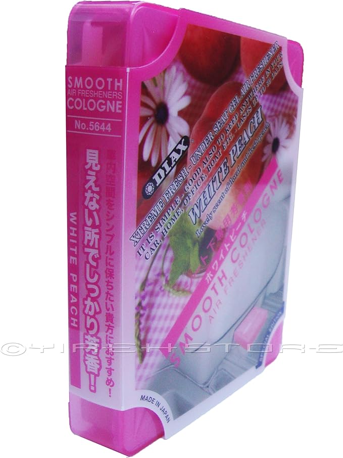 4-Pack Home/Office/Car/Auto Smooth Cologne White Peach Scent Air Freshener JDM Genuine Diax Japan