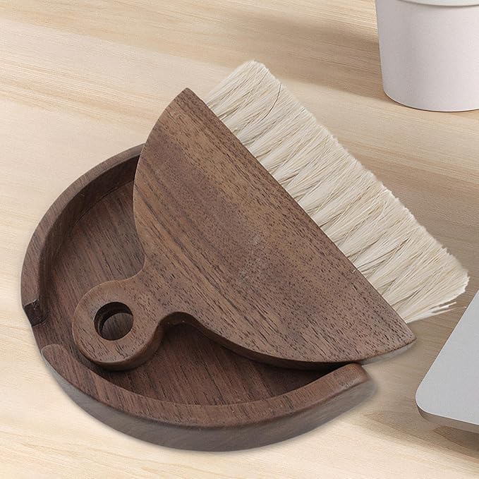 Small Hand Broom and Dustpan Set Handheld Multifunctional Sweep Cleaning Brush Desktop Broom and Dust Pan for Kitchen Sofa