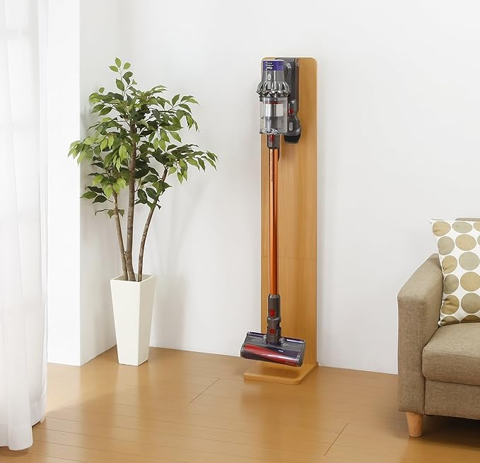 Family Life 0346410 Slim Cleaner Stand Natural Size: Approx. W 9.4 x H 51.2 x D 10.6 inches (24 x 130 x 27