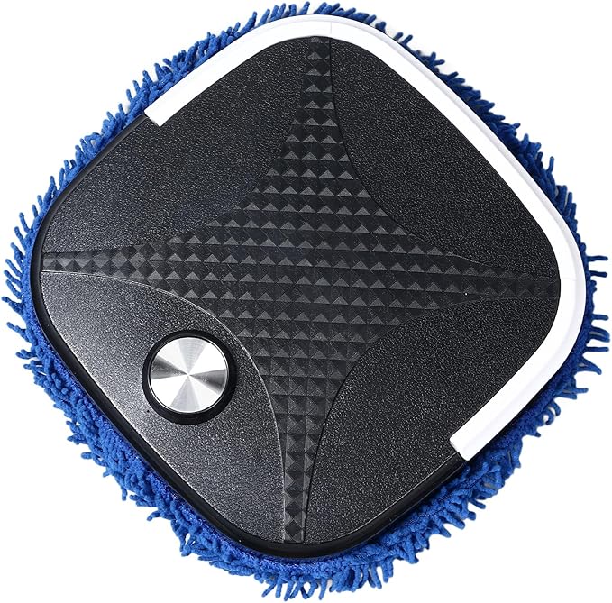 Fully Automatic Mop Cleaner Low Noise USB Rechargeable Slim Design Dry Wet Mopping Robot for Pet Hair Dust Removing Compact Size for Hardwood Tile Floors