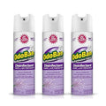 OdoBan Ready-to-Use 360-Degree Continuous Spray Disinfectant and Harsh Aroma Eliminator Fabric and Air Freshener 3 Pack 14.6 Ounces Each Lavender Scent