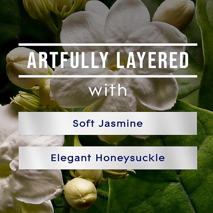 Glade Automatic Spray Refill Jasmine &amp Honeysuckle Scented Air Freshener for Home and Bathroom 6.2 Oz 6 Count