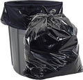Aluf Plastics 20-30 Gallon 2 MIL Black Heavy Duty Garbage Trash Bags - 30 x 36 - Pack of 100 - For Contractor Industrial Institutional &amp Commercial
