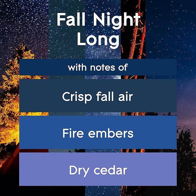 Glade Automatic Spray Refill Air Freshener for Home and Bathroom Fall Night Long 6.2 Oz 2 Count