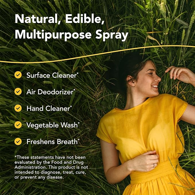 North American Herb &amp Spice OregaSpray - 2 fl oz - All-Natural Surface Cleaner Air Deodorizer &amp Vegetable Wash - Includes Clove Cumin Lavender Oregano Oil - Non-GMO (Pack of 2)