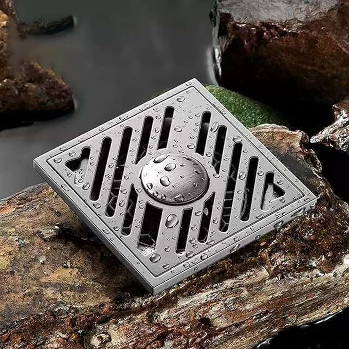 Portable Sturdy Stainless Steel Bathroom Drain Effective Hair and Debris Catcher for Daily Household Use Hotel Bathroom Odor Stoppers