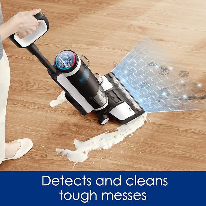 Tineco Floor ONE S3 Cordless Hardwood Floors Cleaner Lightweight Wet Dry Vacuum Cleaners for Multi-Surface Cleaning with Smart Control System (Renewed)