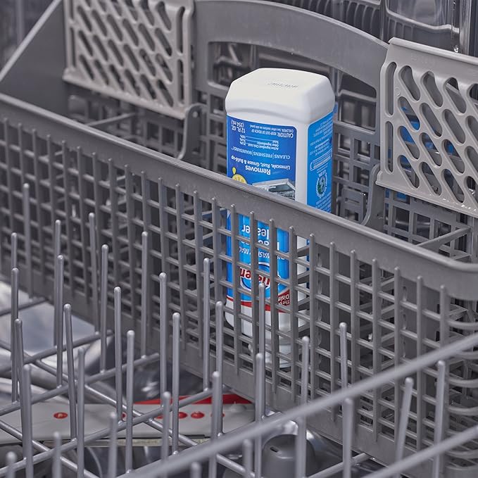 Glisten Dishwasher Magic Machine Cleaner &amp Disinfectant 2-Pack and Cooktop &amp Kitchen Cleaning Pads