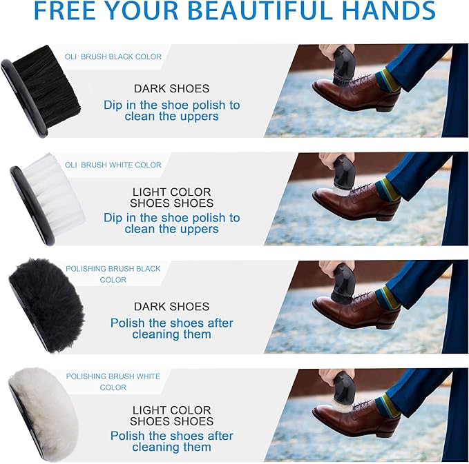 Electric Shoe Cleaner Brush Electric Shoe Polisher Brush Shoe Shiner Dust Cleaner Portable USB Leather Cleaner Care Kit for Leather Shoes Sneaker