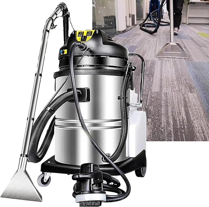 Household Carpet/Sofas Cleaner MachineCommercial Carpet Extra-ctorPortable 3 In 1 Stainless Steel Deep Cleanerfor Commercial Carpets Sofas and Curtains20L