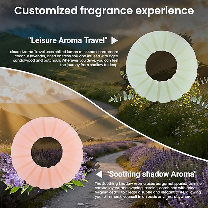 2 in 1 Car Air Freshener and Garbage Can Multifunctional Car Aroma Diffuser with Trash Bin Portable Car Odor Eliminator &amp Interior Organizer for Auto Truck SUV Vehicle(Black)