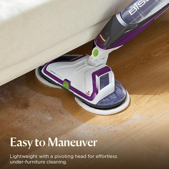 BISSELL® SpinWave Pet Hard Floor Corded Spin Mop Cleaner with Washable mop Pads for Sealed Hard Floors 20399