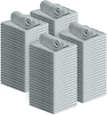 Avalon Towels Cotton Shop Rags – (Pack of 100) Size 12x14 Inches Cleaning Rags – Absorbent Shop Towels and Multipurpose Cleaning Towels for Automobiles Industries Garage and Homes (Grey)