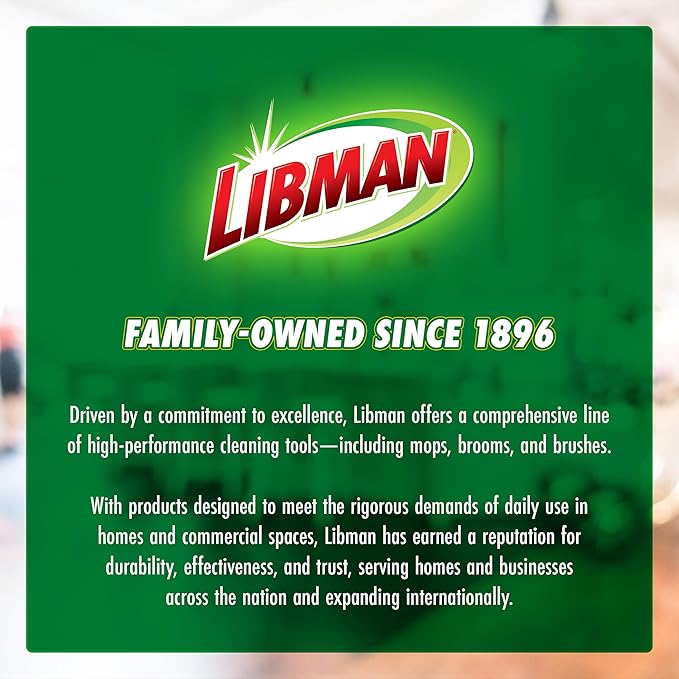 Libman Rinse 'n Wring Mop and Bucket System Microfiber Dry Wet Mop for Floor Cleaning Hardwood Laminate Tile Cleaner Dual Chamber Bucket Design 2 Total Refill Replacement Head Pads