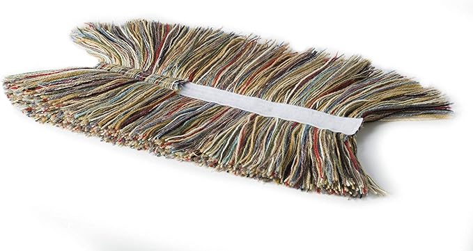 Sladust All Wool Dry Mop with Telescoping Handle and Replacement Head Made in The USA