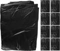 TOYANDONA 25pcs Black Kitchen Garbage Bags 80x100cm Thick 2.5mil Plastic Trash Bags for Bathroom Bedroom Waste Baskets Sturdy Household Liners