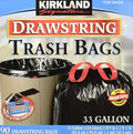 irkland Signature Drawstring Trash Bags