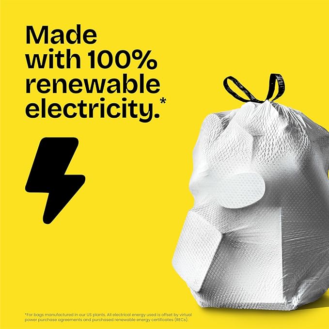 Glad ForceFlex Tall Kitchen Trash Bags 13 Gal Gain Moonlight Breeze 100 Ct (Package May Vary)
