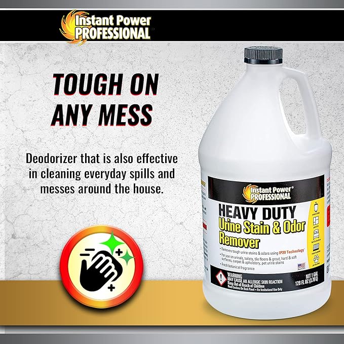 Instant Power Professional Heavy Duty Urine Stain &amp odor Remover 128 Fl Oz