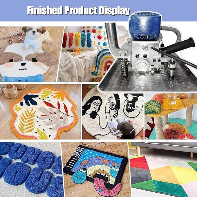 Electric Carpet Flat Blanket Machine Carpet Cutting Knife 15000 RPM Carpet Trimmer Rug Shearing Machine with 3in Rotating Blade Fast Speed Ambidextrous Use