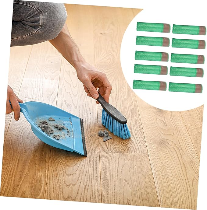 10packs Eco-friendly Disposable Trash Containers Sturdy Drawstring Plastic Bags for Home Bathroom and Office Use Leak Durable Waste Bags