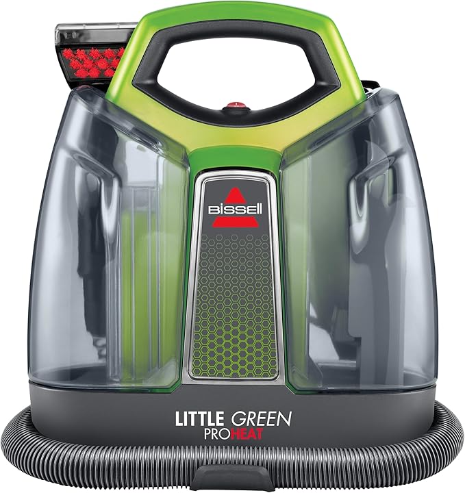 BISSELL Little Green Proheat Portable Deep Cleaner/Spot Cleaner and Car/Auto Detailer with self-Cleaning HydroRinse Tool for Carpet and Upholstery 2513E