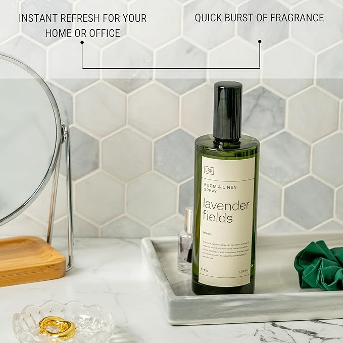 Craft &amp Kin Lavender Room Spray for Bedding 6.76 oz Pillow Spray Long-Lasting Room Freshener Soothing Aroma Mist for Home &amp Washroom