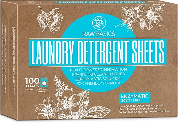 Scent Booster for Washer Lavender Aroma and Laundry Sheets 100 Loads