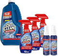 Bundle of OxiClean Max Force Laundry Stain Remover Spray 12 Fl. Oz 3-Pack + Refill 48 fl oz + Spray 2 fl oz 2PK