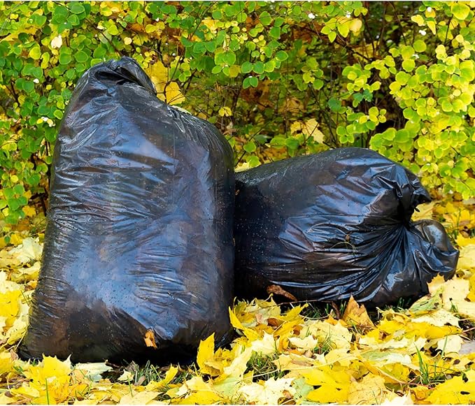 18 Gallons Large Garbage Bags Black Kitchen Trash Bags 100 Counts/1 Roll