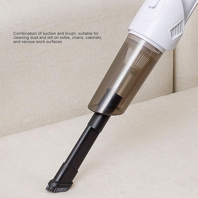 Home Lightweight Stick Vacuum Cleaner Powerful Suction Cordless Multi Surfaces Lightweight 2 in 1 Handheld Vacuum White Stick Lightweight Vacuum