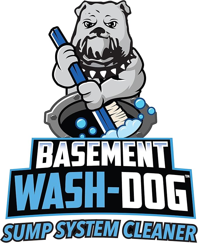 Basement Wash-Dog Sump System Cleaner Removes Iron Ochre Buildup and Other Deposits (WDT20)