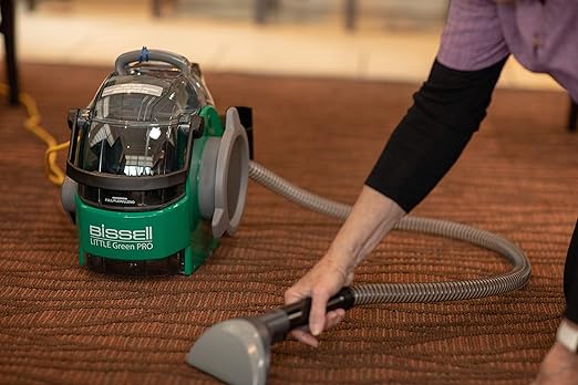 Bissell Little Green Pro Commercial Spot Cleaner BGSS1481 &amp Bissell Professional Spot and Stain + Oxy Portable Machine Formula 32 oz 32 Fl Oz