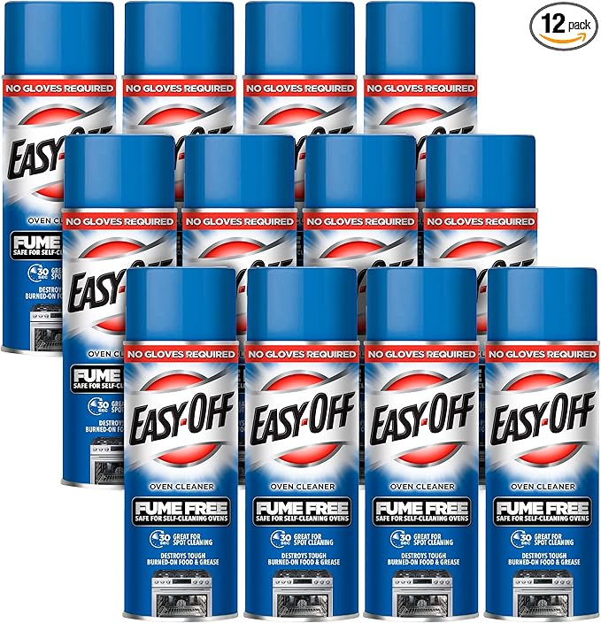EASY-Off 178 Oven Cleaner Fume Free Max Aerosol 16 Oz (Pack of 12)