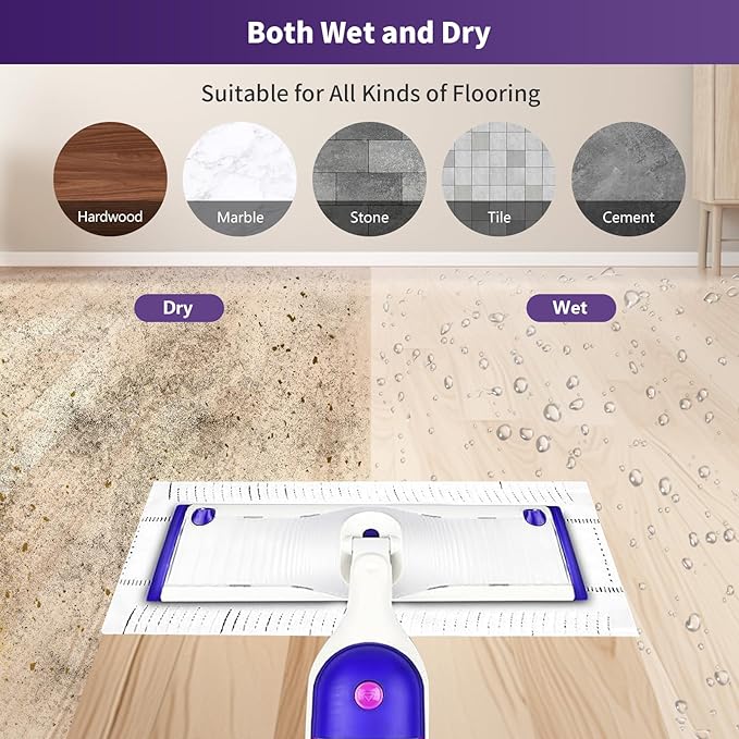 40 Pack Disposable Mopping Pads Refills for Swiffer PowerMop Multi-SurfaceSwiffer Mop Pad Replacement Kit for Floor Cleaning